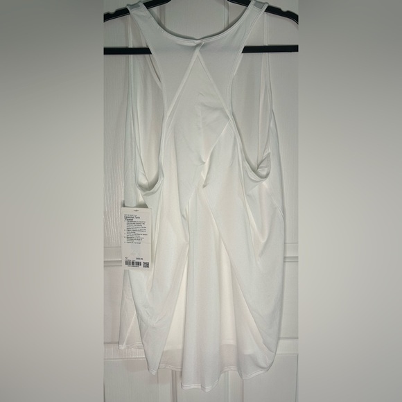 🍋NWT Lululemon Essential Tank *Pleated- White/ Size 12 - Picture 4 of 7